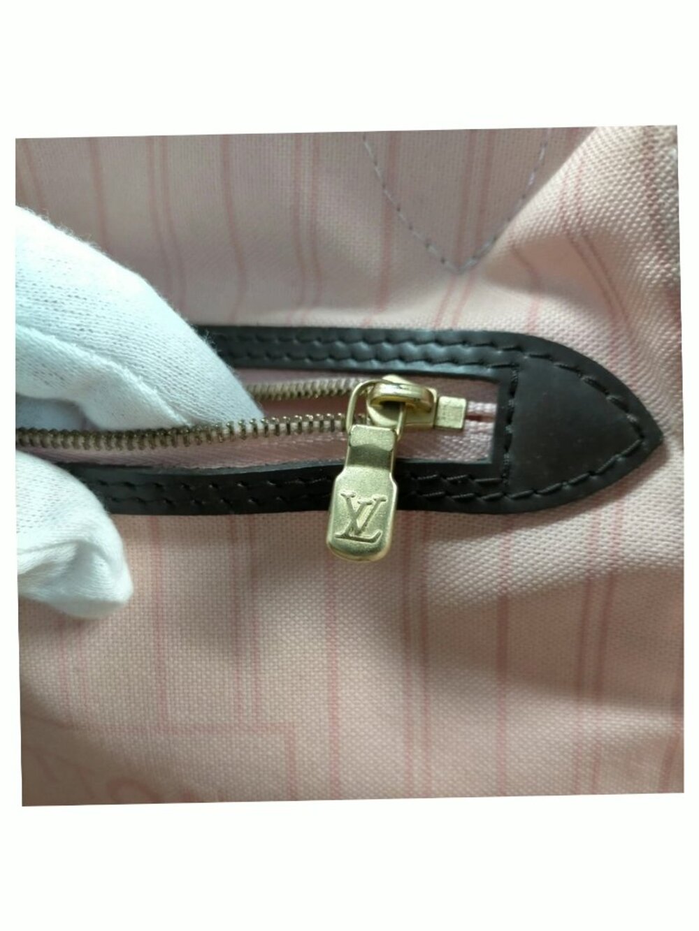 Authentic Louis Vuitton Neverfull MM Damier Ebene Tote Brown LV Shoulder Bag - Picture 15 of 16